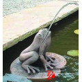 bronze frog water fountain for outdoor decoration